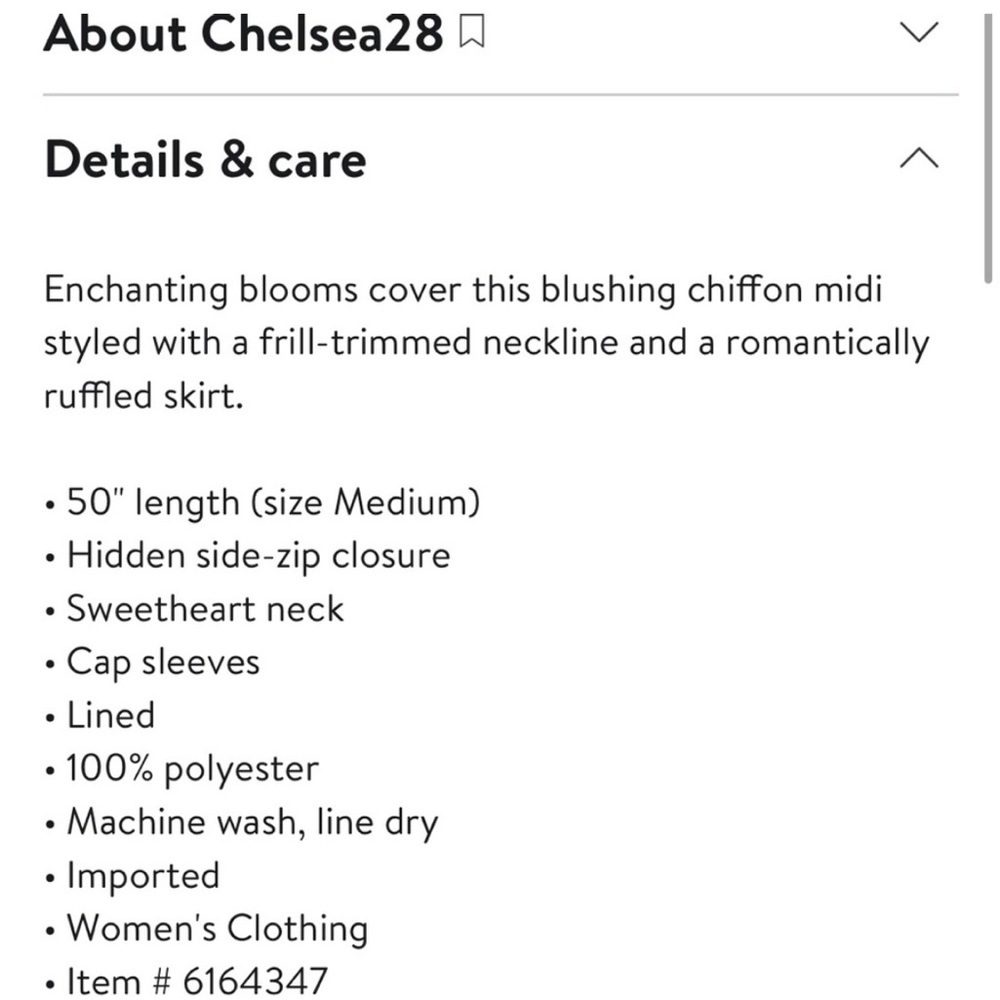 Chelsea28 Ruffle Midi Dress - Picture 2 of 5